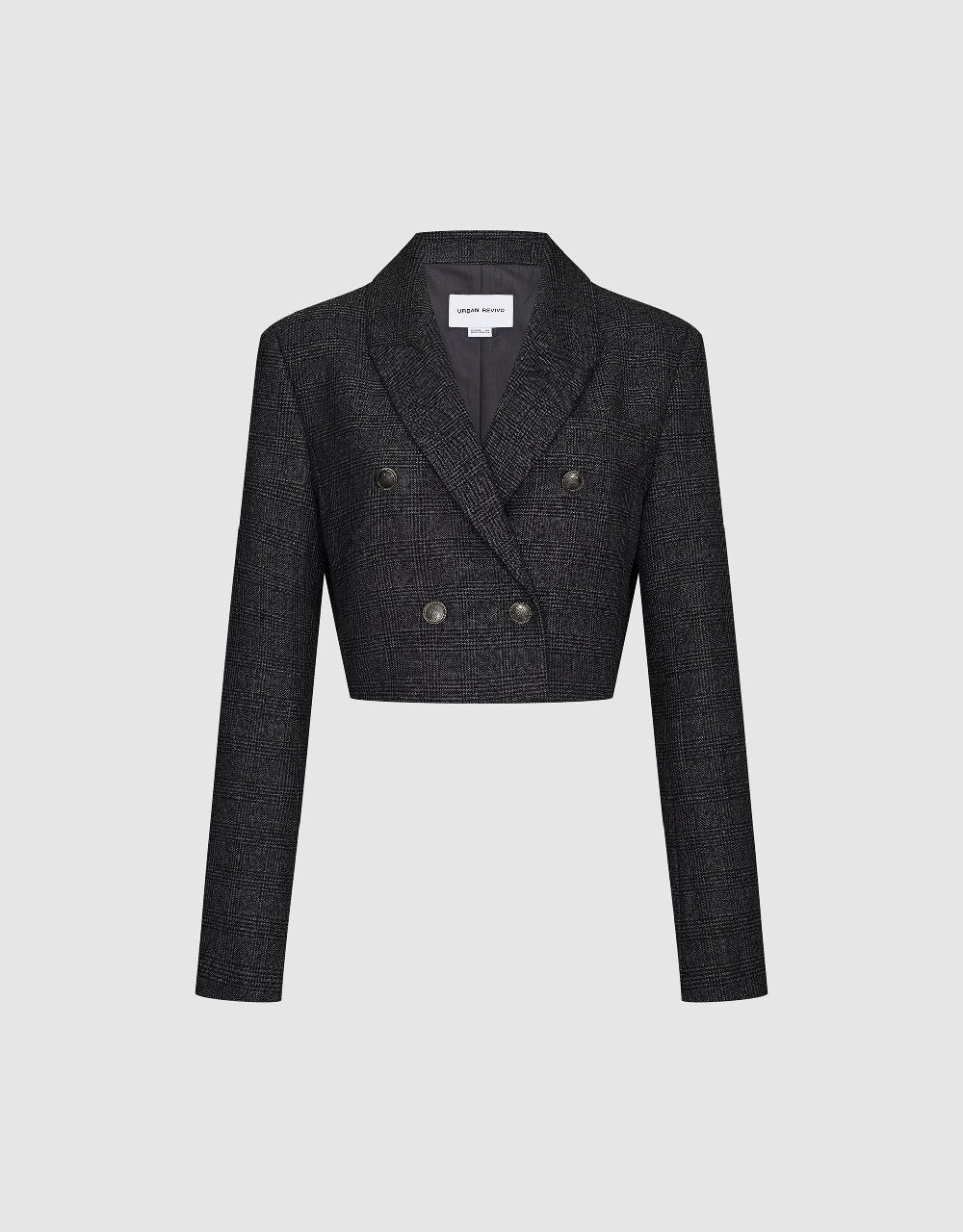 Plaid Tailored Blazer | Urban Revivo