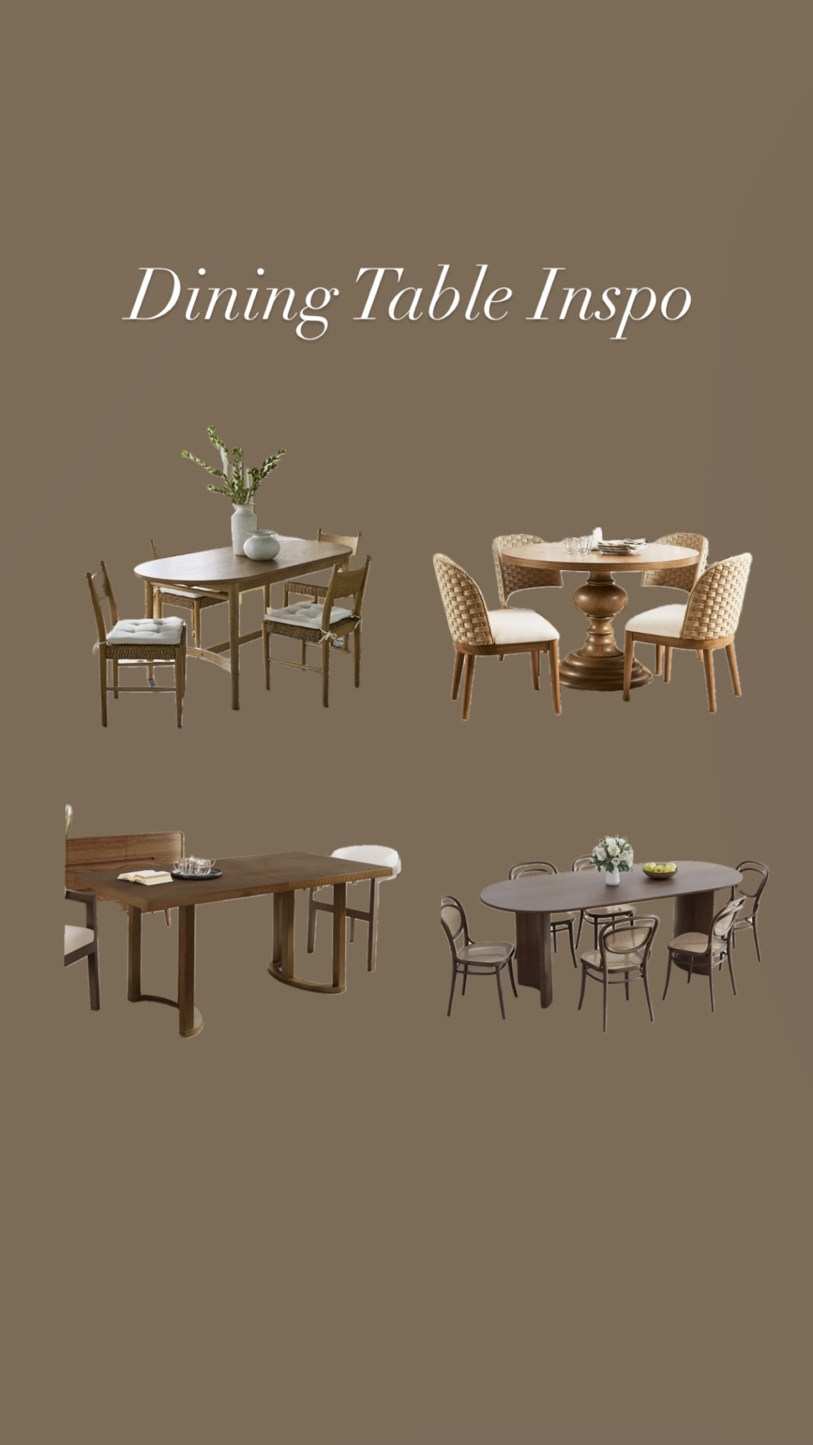 Dining Table Inspo