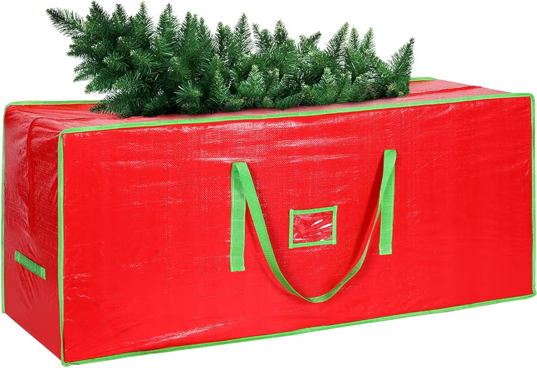 Christmas Tree Storage Bag - Fits Up to 9 ft Tall Artificial Trees, Storage Box With Strong Handles & Zippers, Waterproof Material | Amazon (US)