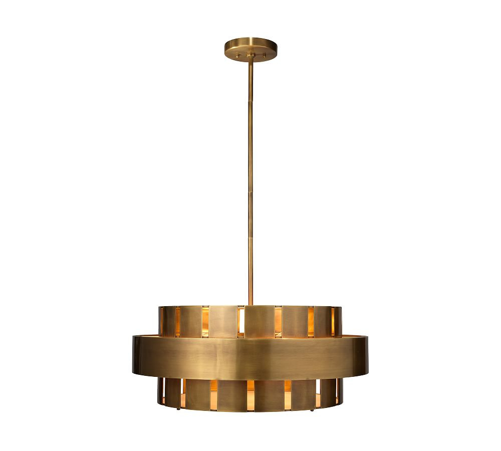 Rain Metal Chandelier (20"-30") | Pottery Barn (US)