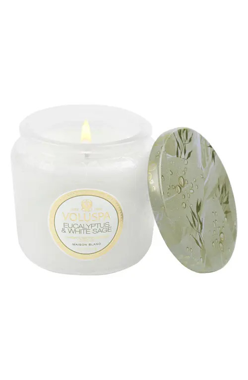Voluspa Eucalyptus & White Sage Petite Jar Candle at Nordstrom | Nordstrom