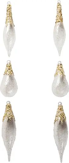 Balsam Hill Set of 6 Assorted Grand Forest Jeweled Ornaments | Nordstrom | Nordstrom