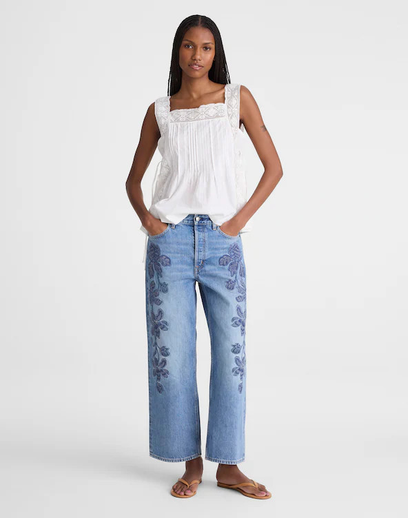 Low-Slung Baggy Crop Jean | Madewell