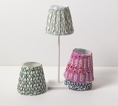 Maison Maison Portable Pleated Fabric  Lamp Shades | Pottery Barn (US)
