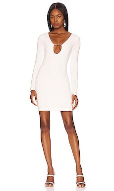 NBD Miyuki Mini Dress in White from Revolve.com | Revolve Clothing (Global)