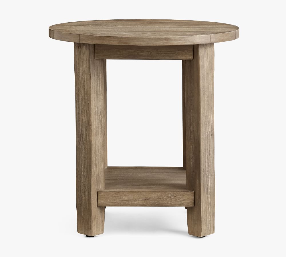 Benchwright 23&quot; Round End Table | Pottery Barn (US)