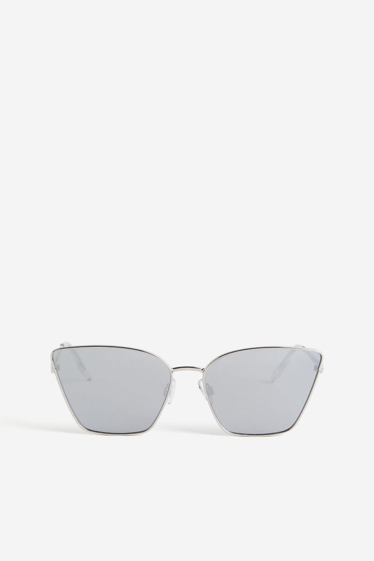 Cat Eye Sunglasses - Silver-colored - Ladies | H&M US | H&M (US + CA)
