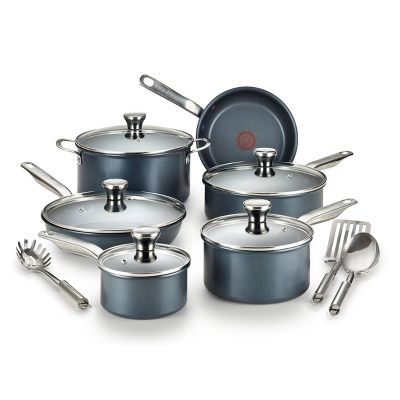 T-fal Endurance Collection Platinum Nonstick 14pc Cookware Set | Target