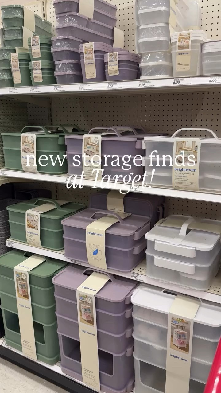 New storage containers and organizers from Brightroom at Target! Follow + comment “SHOP” for a link! (make sure you’re following to receive it) ✨ & if you love new Target finds and gift ideas, follow along for more! 

#Targetcreator #targetfinds  #targetstyle