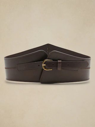 Leather Corset Waist Belt | Banana Republic (US)