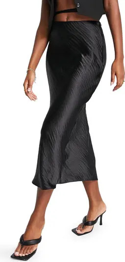 Topshop Tie Waist Satin Skirt | Nordstrom | Nordstrom