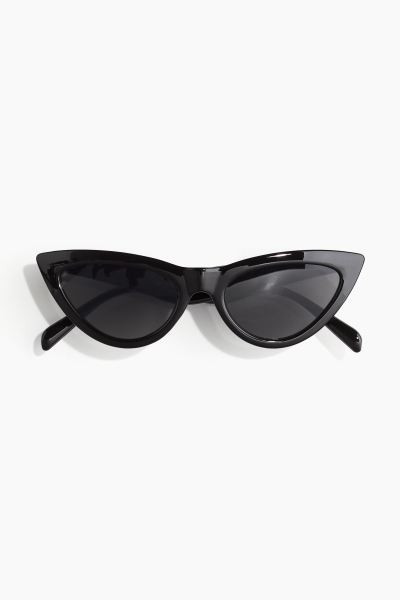 Cat Eye Sunglasses - Black - Ladies | H&M US | H&M (US + CA)