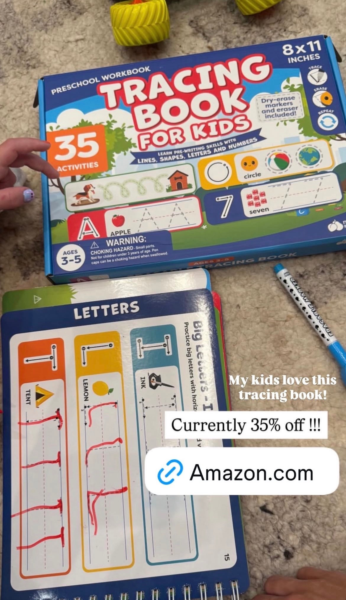My kids love this tracing book from Amazon and it’s currently 35% off!

#LTKGiftGuide #LTKKids #LTKHoliday