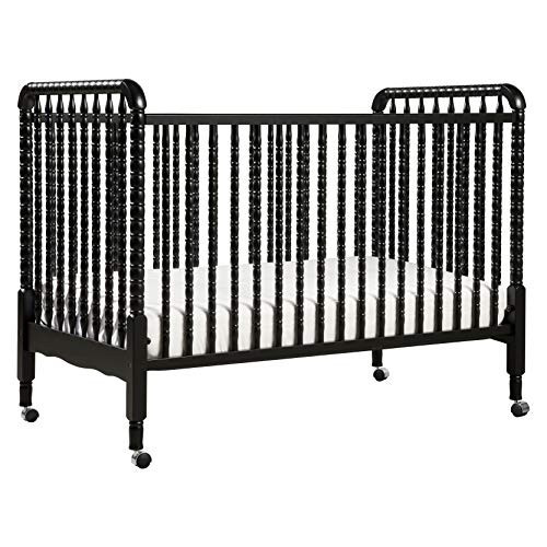 DaVinci Jenny Lind 3-in-1 Convertible Crib in Ebony, Removable Wheels, Greenguard Gold Certified | Amazon (US)