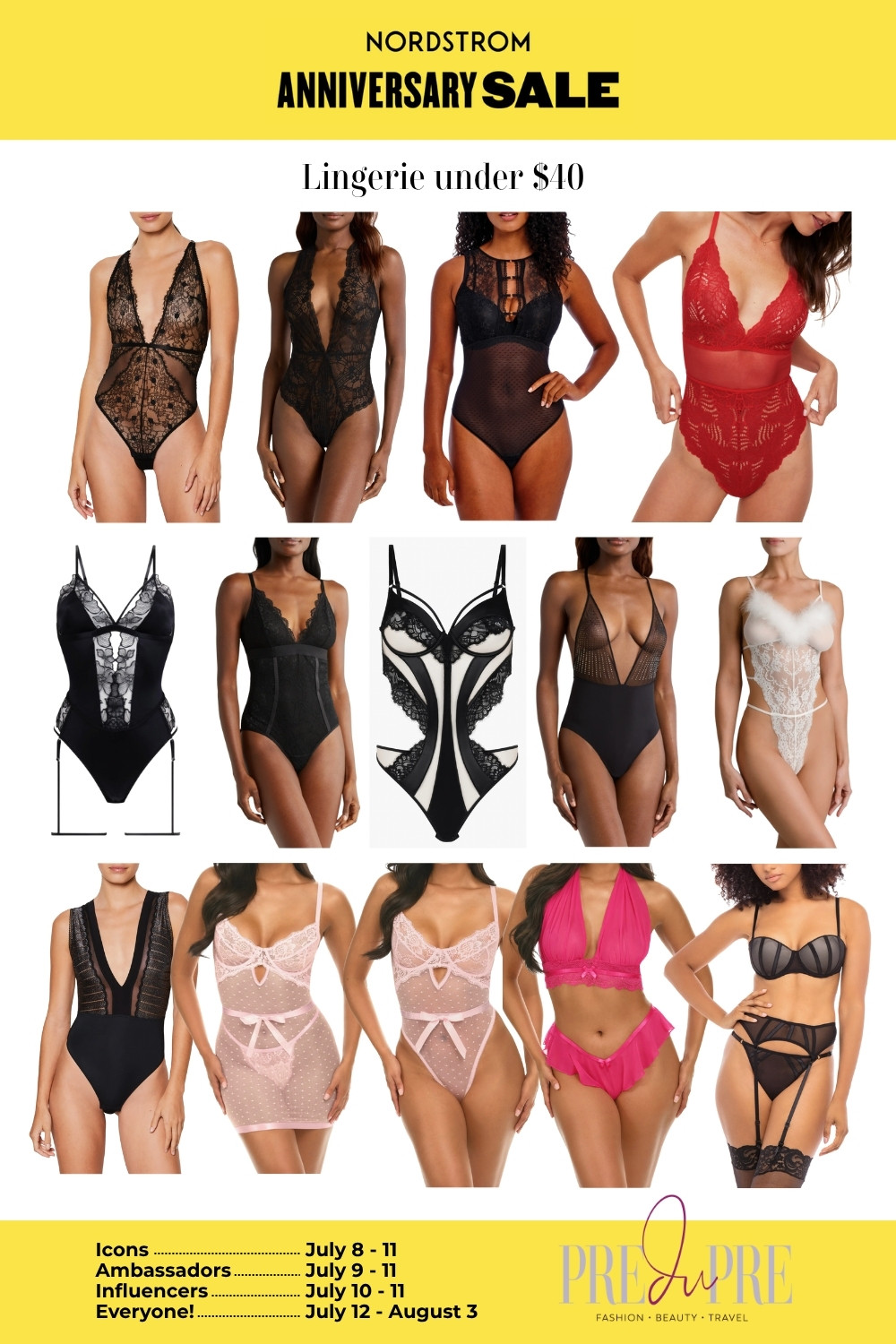 Turn up the heat with these stunning lingerie styles under $40 from the Nordstrom Anniversary Sale! From lacy bodysuits to romantic babydolls, these pieces are perfect for feeling your best—whether it’s date night or self-care Sunday. Shop your size while it lasts! #NordstromSale #LingerieUnder40 #SexyStyle #DateNightLook #LTKSaleAlert #LTKLingerie 

 #LTKFindsUnder50 #LTKStyleTip #LTKWedding