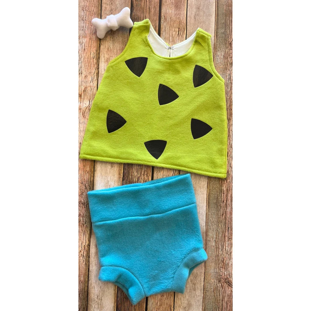 Pebbles Costume Bam Bam Costume Bam Bam and Pebbles - Etsy | Etsy (US)