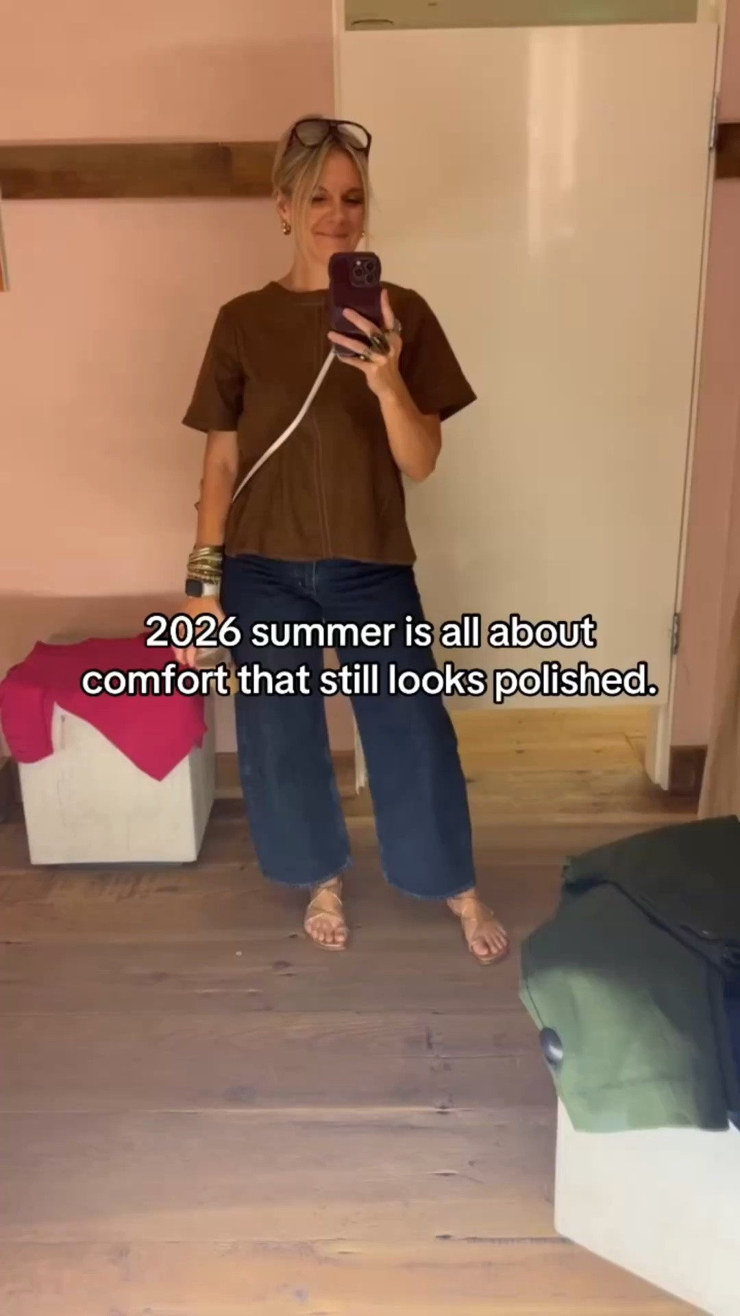 You don’t have to choose between being comfortable and looking put together — especially in the summer. 

The goal this season: outfits that feel as good as they look. 

Here’s how to do both: 
• choose relaxed fits that still have structure 
• opt for elevated basics instead of overly trendy pieces 
• focus on fabric — this is everything in the heat 
• pair casual pieces with one polished element (like a structured bag or sleek sandal) 

When comfort and style work together, getting dressed becomes so much easier — and more consistent. 

This is the shift most wardrobes need. 

✨ Save this as your summer style reminder.