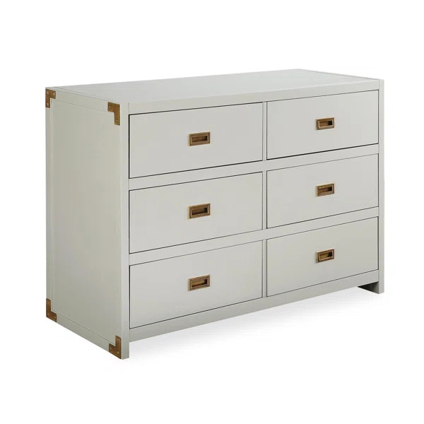 Hubble 45'' Wide 6 - Drawer Double Dresser | Wayfair North America