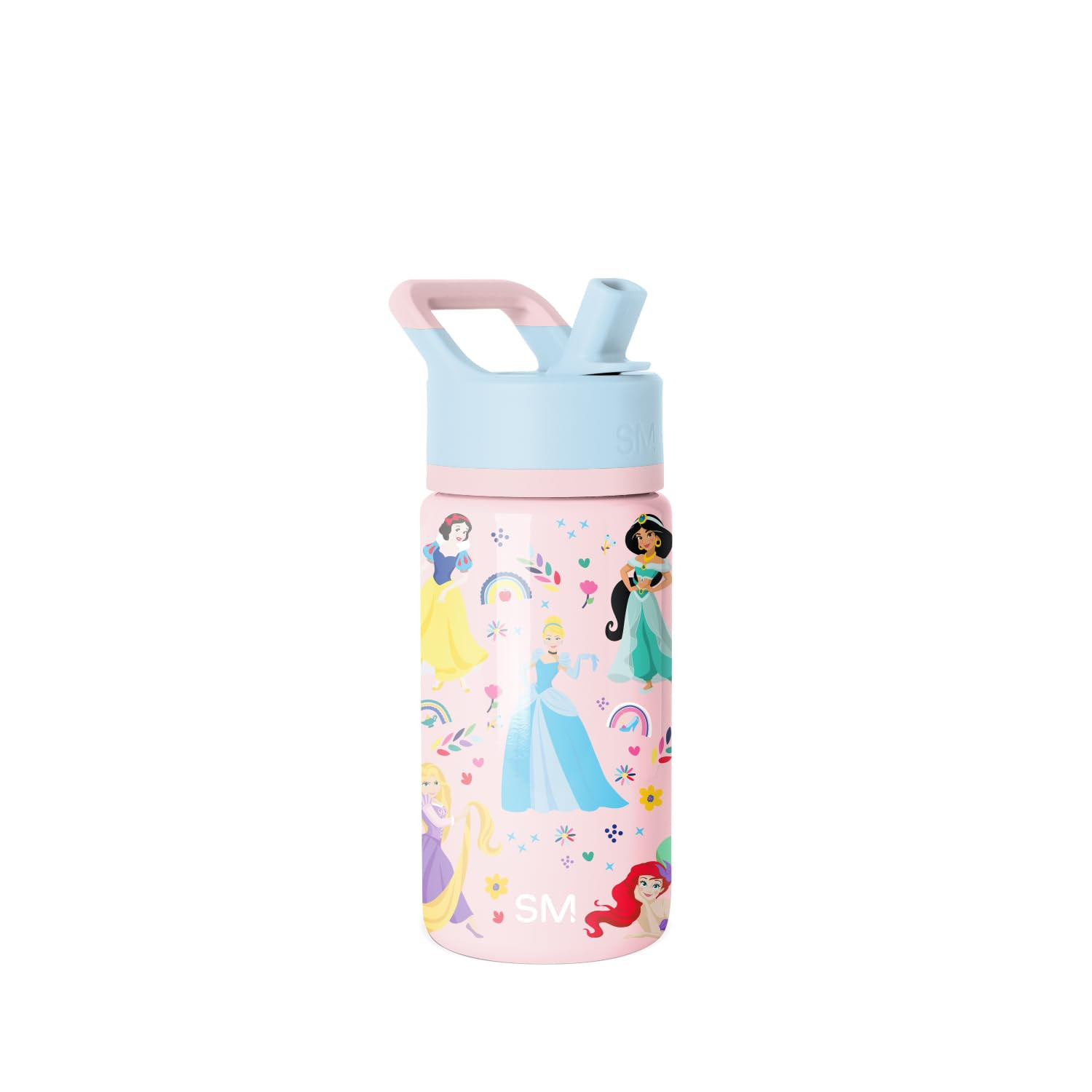 Simple Modern Kids Summit Water Bottle with Straw Lid | Disney Princess 14oz Stainless Steel Cup ... | Amazon (US)