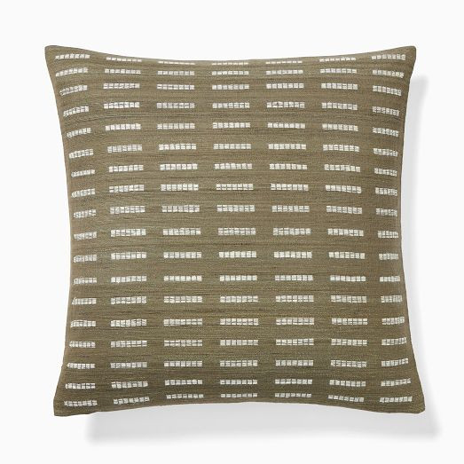 Dash Silk Pillow Cover | West Elm (US)