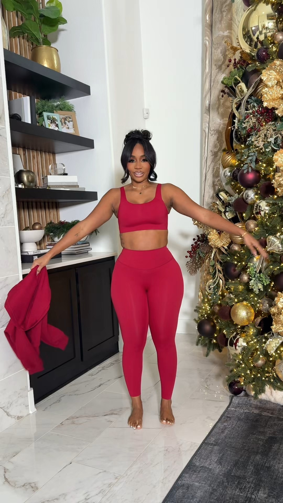 Victoria’s Secret has been keeping my active set collection growing with their VSX Elevate line! And they did not disappoint with their holiday dresses! 
#VSPartner

#LTKFindsUnder100 #LTKHoliday