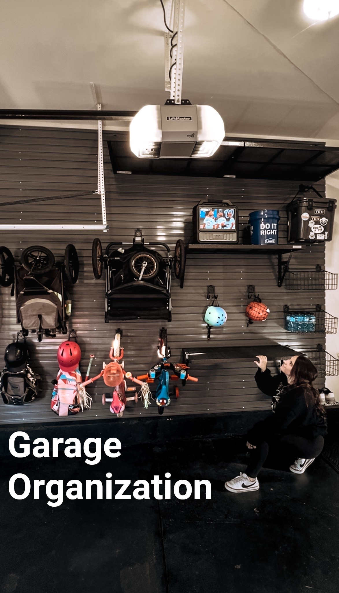 Everything you need for garage / shed organization ! Using the gladiator gear wall products from Lowe’s — it’s the perfect way to utilize the neglected wall space ! 

#LTKHome #LTKFamily #LTKKids