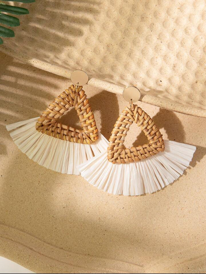 Tassel Decor Drop Earrings | SHEIN