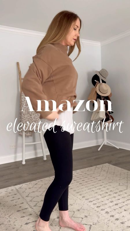 My favorite elevated sweatshirts from Amazon are back in stock in new spring colors and on sale! They’re super soft with elevated details and perfect for leggings. I’m in my true size medium and they have an oversized fit.

#casualoutfitideas
#springoutfitideas #cozyoutfits elevated casual outfit, mom outfit ideas, style over 40, over 40 fashion

#LTKover40 #LTKVideo #LTKstyletip