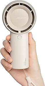 JISULIFE Handheld Portable Turbo Fan [16H Max Cooling Time], 4000mAh USB Rechargeable Personal Ba... | Amazon (US)