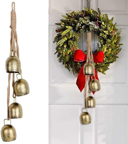 Cow Bell,Bells Ornament 2024,Christmas Bells for Decoration,Decorative Bells,Metal Tibetan Inspir... | Amazon (US)