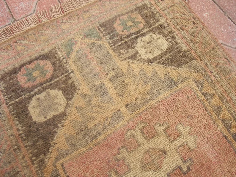 Doorway Boho Chic RugSmall Runner RugTurkish RugOushak Mat | Etsy | Etsy (US)