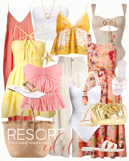 Shop these Nordstrom Vacation Outfit and Resortwear finds! Summer outfit Beach travel outfit, swimsuit coverup, Sam Edelman Bay Jelly sandals, Jeffrey Campbell Linques flip flops, Seychelles shades, Free People bodysuit, Mansur Gavriel Cloud clutch, Linen dress, floral dress, Free People cami Steve Madden peplum top, Naghedi Havana tote beach bag and more!

#LTKTravel #LTKSwim #LTKSeasonal