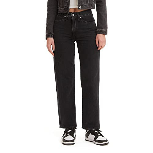 Levi's Womens 94 Baggy (Also Available In Plus) Jeans, Black Stonewash, 25 US | Amazon (US)