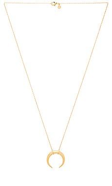 gorjana Cayne Crescent Pendant Necklace in Gold from Revolve.com | Revolve Clothing (Global)