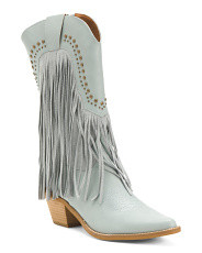 Adela Fringe Western Boots | Marshalls