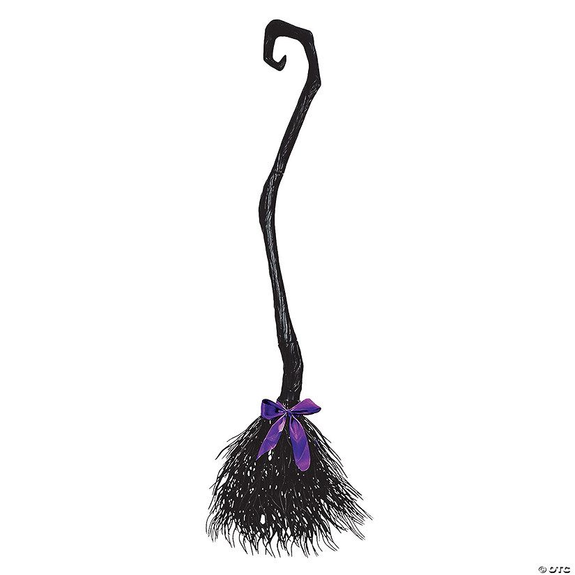 Witch Broom Black Costume Accessory | Oriental Trading Company