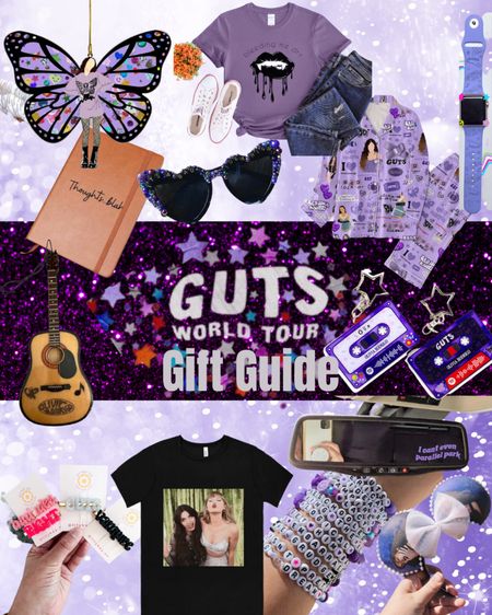 Olivia Rodrigo gift guide guts concert sour gifts for her Olivia Rodrigo Taylor swift shirt olivia Rodrigo ornament pajamas Christmas gifts 

#LTKGiftGuide #LTKCyberWeek #LTKsalealert