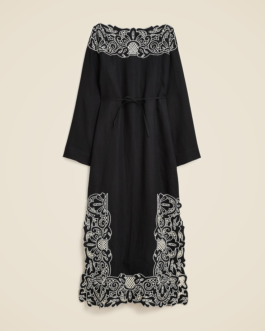 Linen cutwork tunic dress | J. Crew US