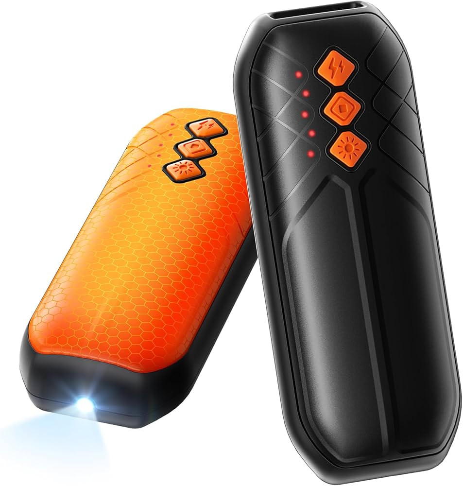 AI Hand Warmers Rechargeable 2 Pack - 6000mAh Electric Hand Warmer with LED Lights, 5-Temp Smart ... | Amazon (US)