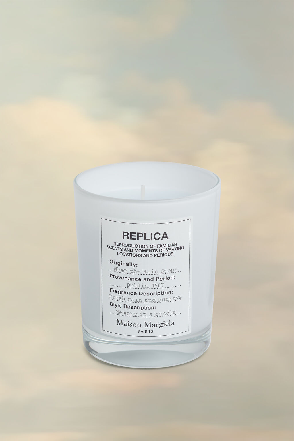 Replica When the Rain Stops candle | Maison Margiela US
