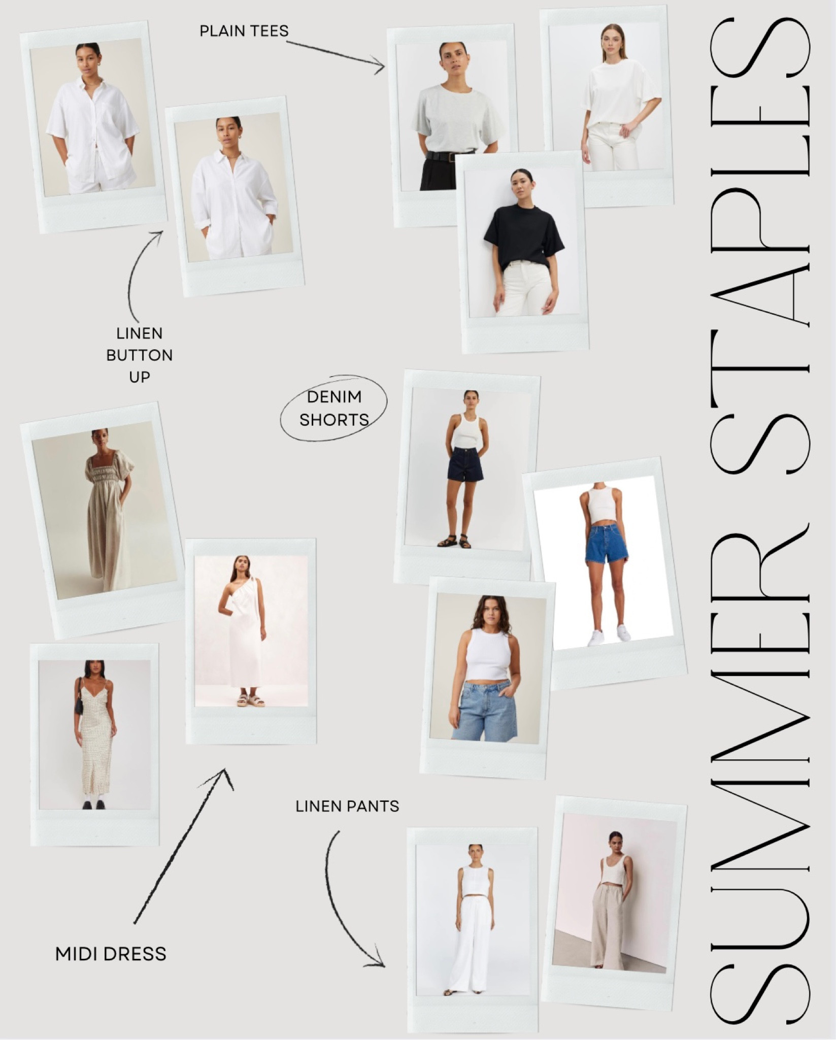 Summer Wardrobe Staples  

#LTKGiftGuide #LTKU #LTKaustralia