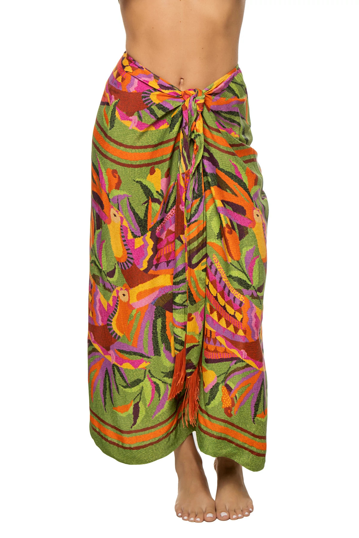 Toucans Scarf Wrap Skirt | Everything But Water