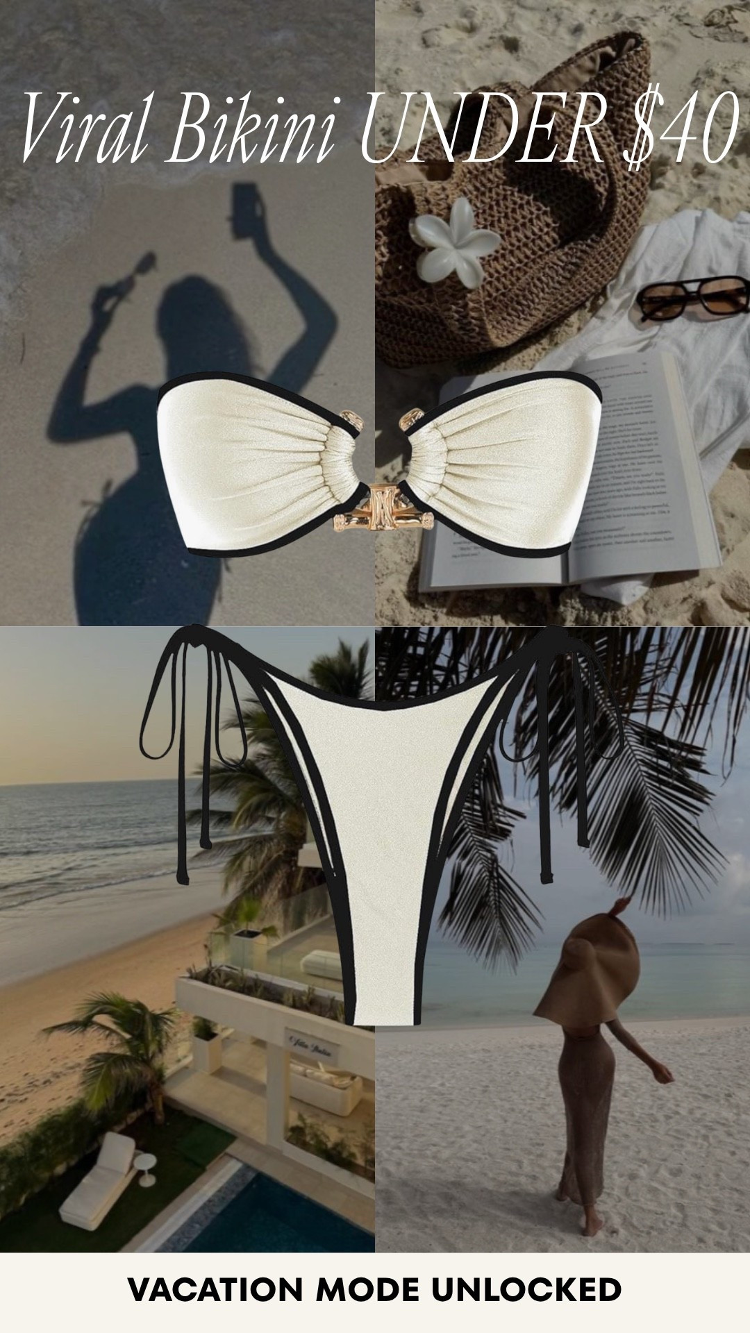 Hi babes ☀️ Scroll to shop this chic black & white swimwear moment 🤍

This bikini is giving luxury vacation energy without even trying. The contrast trim, gold hardware detail, and minimal silhouette make it look so elevated and designer-inspired. I love swim pieces like this because they feel timeless, flattering, and easy to style with all your favorite coverups, linen sets, and beach accessories.

Perfect for beach vacations, pool days, tropical getaways, yacht days, resort wear, and summer travel.

Swimwear, vacation outfits, resort wear, black and white bikini, luxury inspired swim, beach vacation style, tropical outfits, chic swimwear, elevated summer style, classy beach looks, designer inspired bikini, vacation essentials

Follow me on Instagram and YouTube @kirasfashionfinds#LTKVacationStyle

#LTKSwim #LTKTravel #LTKSwim #LTKPetite