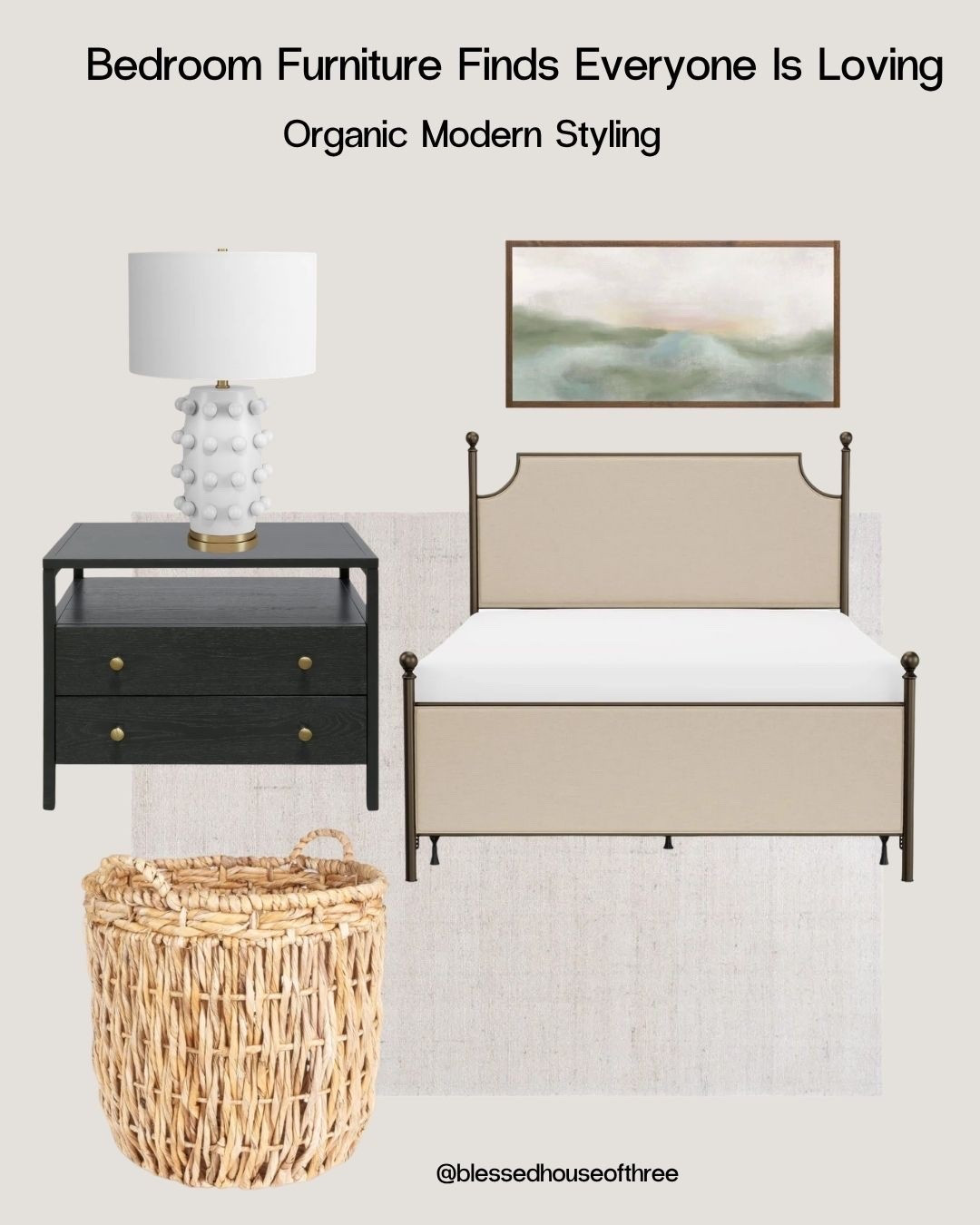 Memorial Day Sale. Bedroom furniture finds that instantly make a space feel elevated without feeling overdone. Loving the organic modern look right now with warm neutrals, mixed textures, upholstered details, black accents and pieces that make a bedroom feel cozy and designer inspired. These bedroom furniture finds create a calm and collected space while still feeling timeless. Follow me on LTK for daily home decor finds, styling inspiration and affordable home ideas.

#LTKHome #LTKSaleAlert