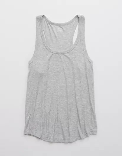 OFFLINE By Aerie Thumbs Up Ribbed Flowy Tank | American Eagle Outfitters (US & CA)