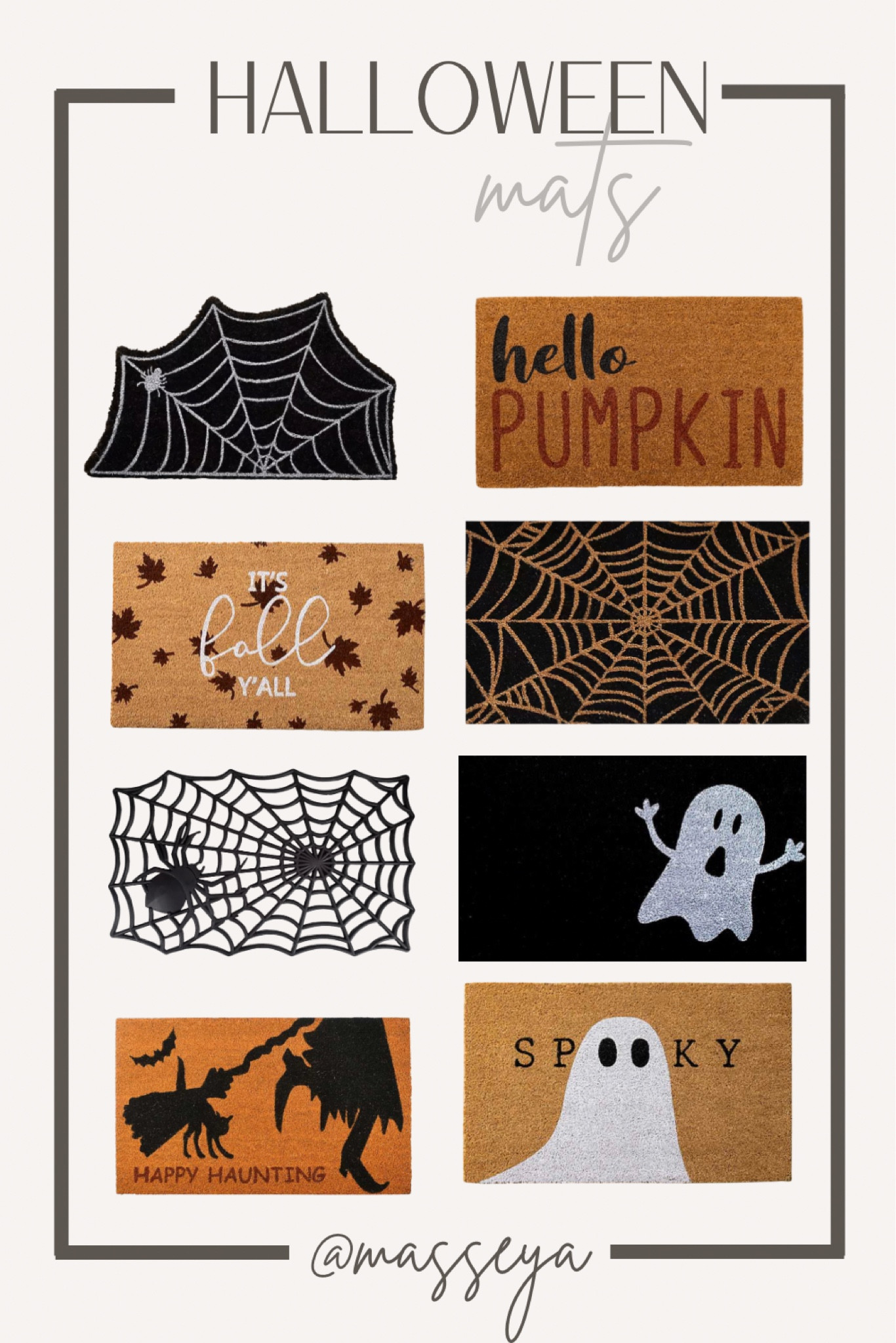Halloween Mats 🎃 under $40.
#halloween #halloweendecor #halloweenmats #halloweenideas

#LTKhome #LTKSeasonal #LTKunder50