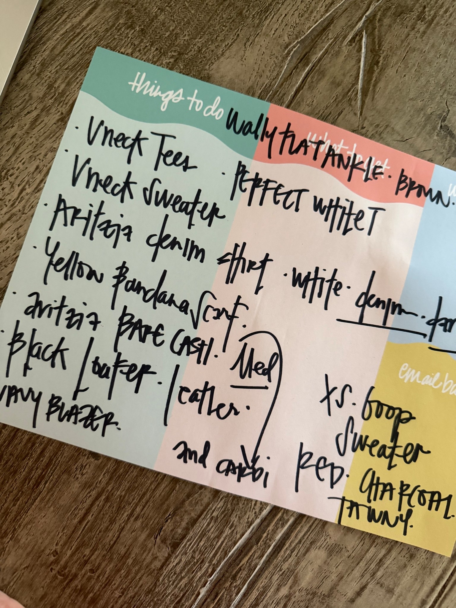 Closet Edit Wishlist ✨