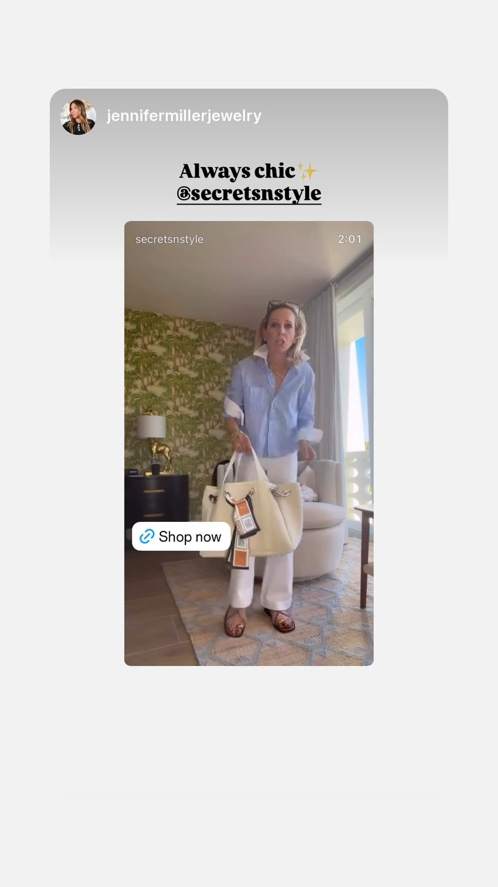 The best canvas tote bag for travel, everyday and can be worn out as it’s collapsable. Comes with two scarf ties, I add my own silk ones. Also under $200 #jennifermillerjewelry

#LTKdayinmylife #LTKootd #LTKgrwm