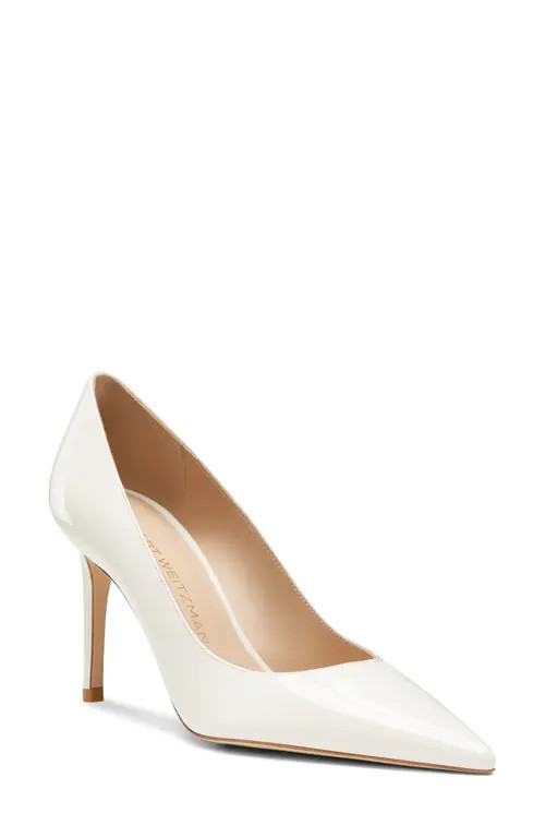 Stuart Weitzman Stuart Power 85 Pump in Cream at Nordstrom, Size 8.5 | Nordstrom