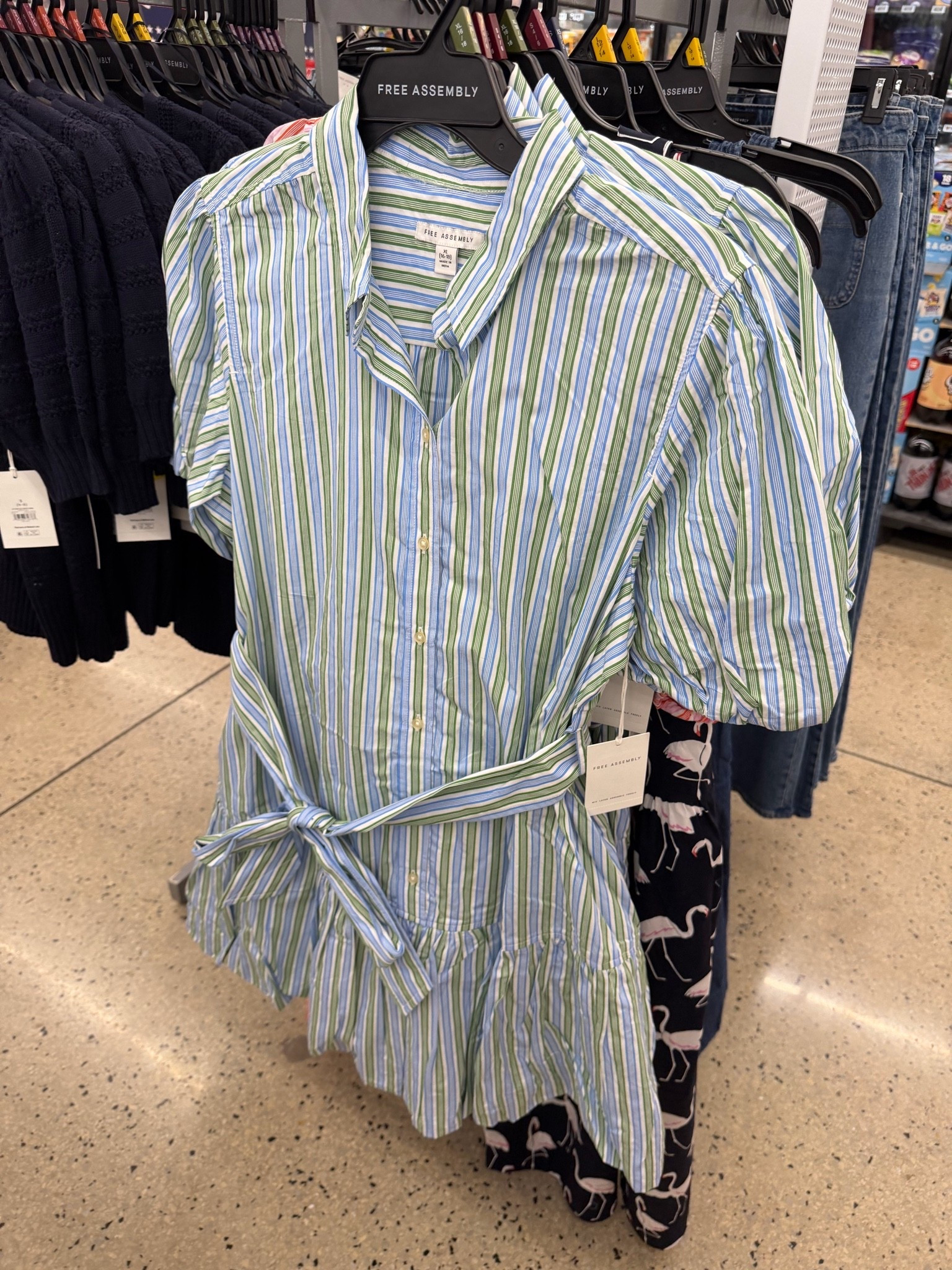 Walmart cotton short sleeve shirt dress #walmartfashion #walmartstyle